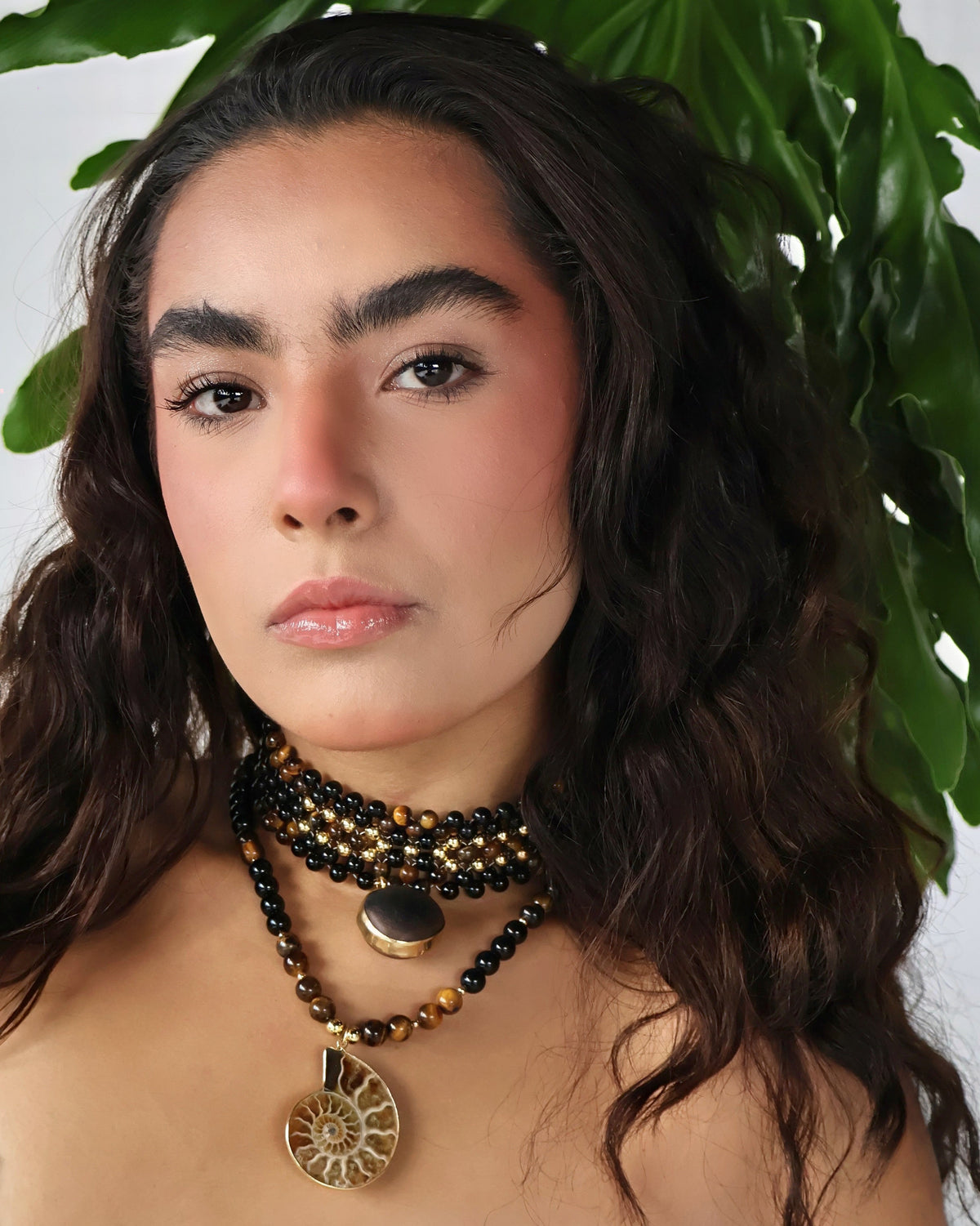 Black Pearl Tie Necklace
