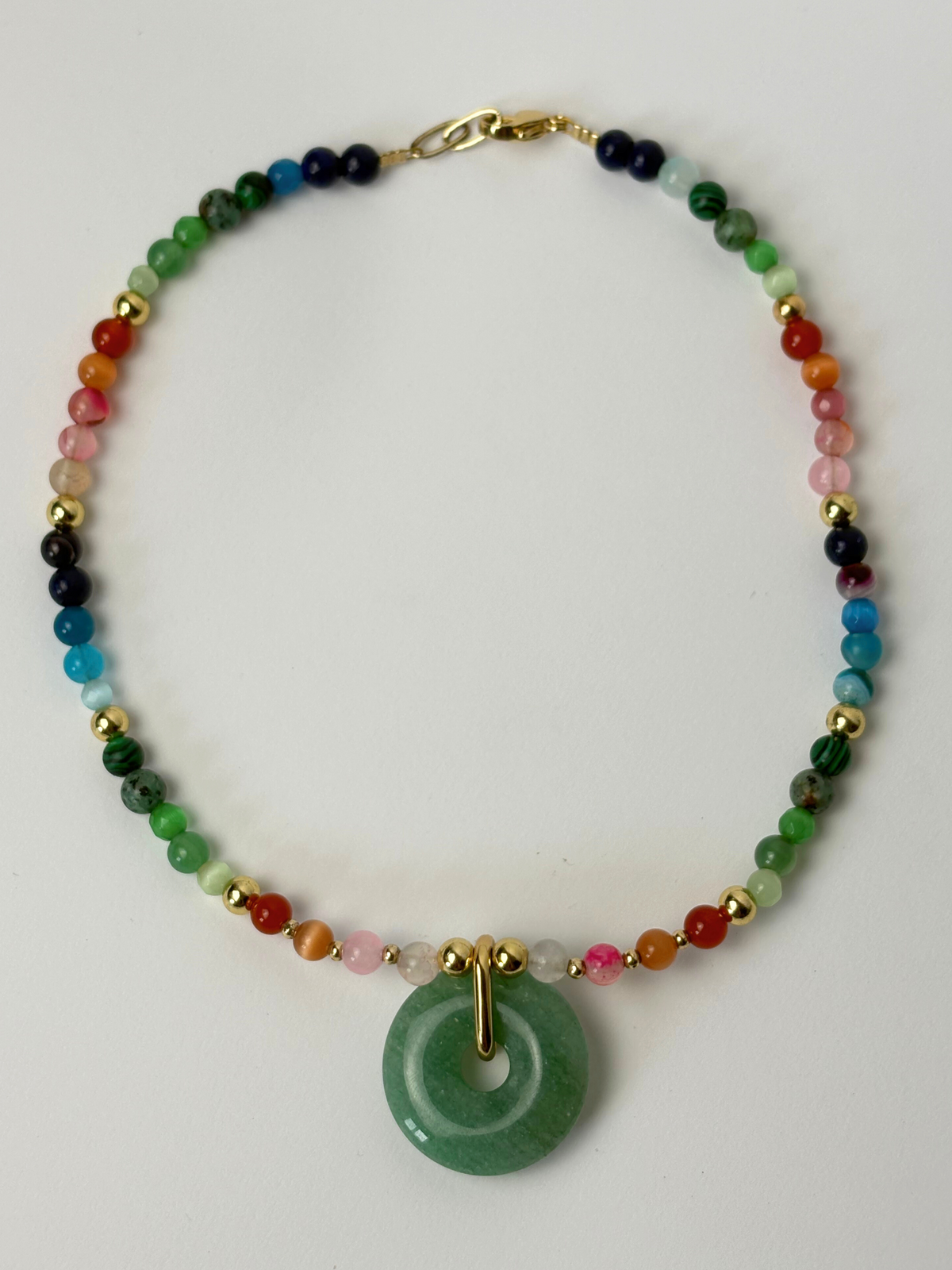 Rainbow Stone Necklace