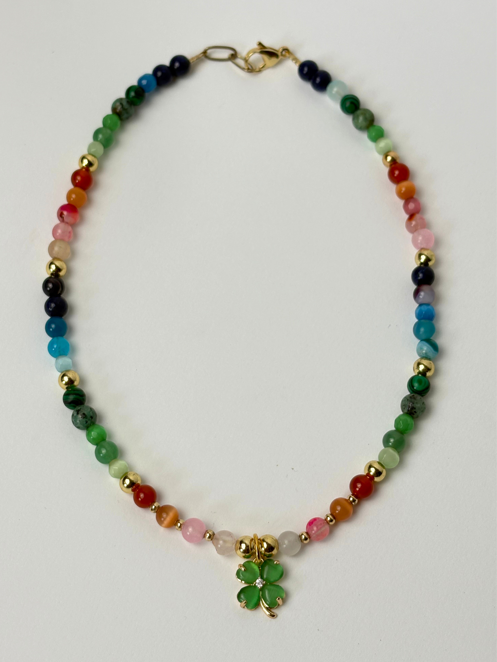Rainbow Stone Necklace