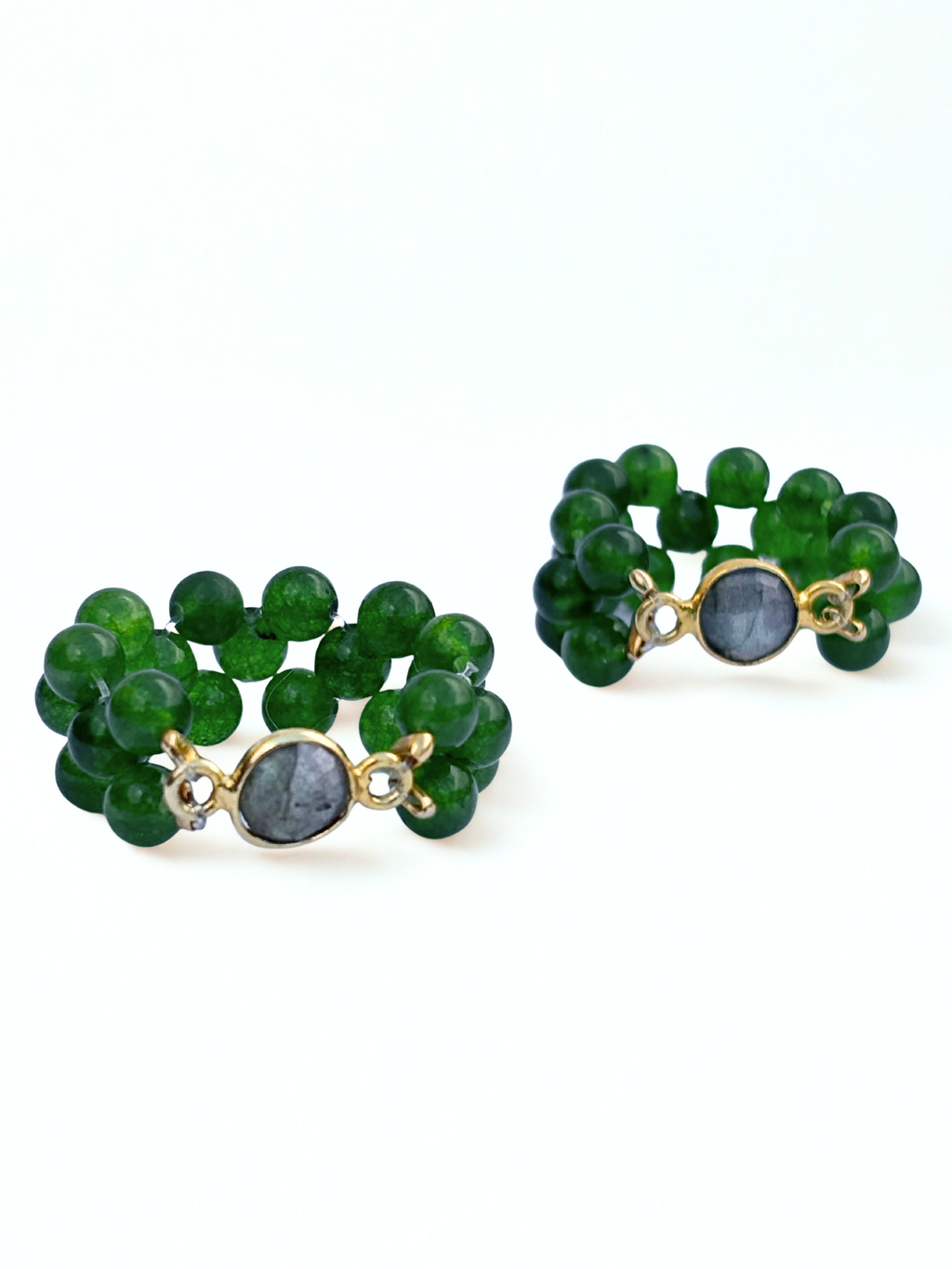 Set Arboréa Beaded Rings