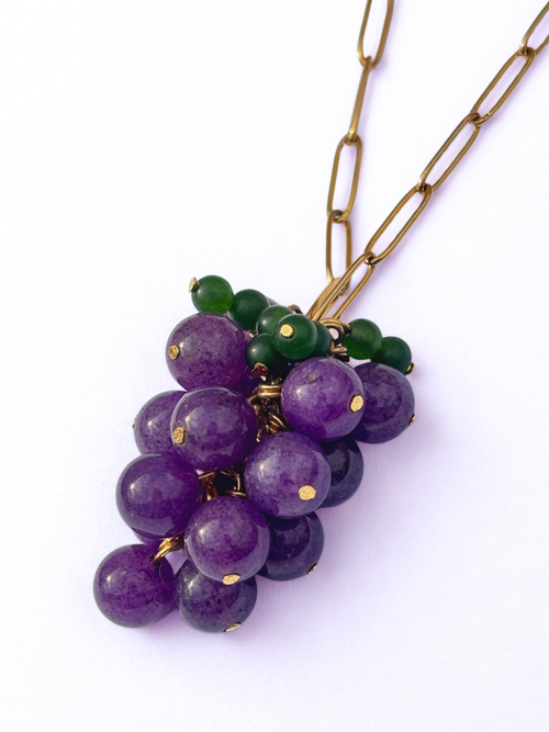 Tina Grapes Necklace