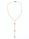Pearl Tie Necklace
