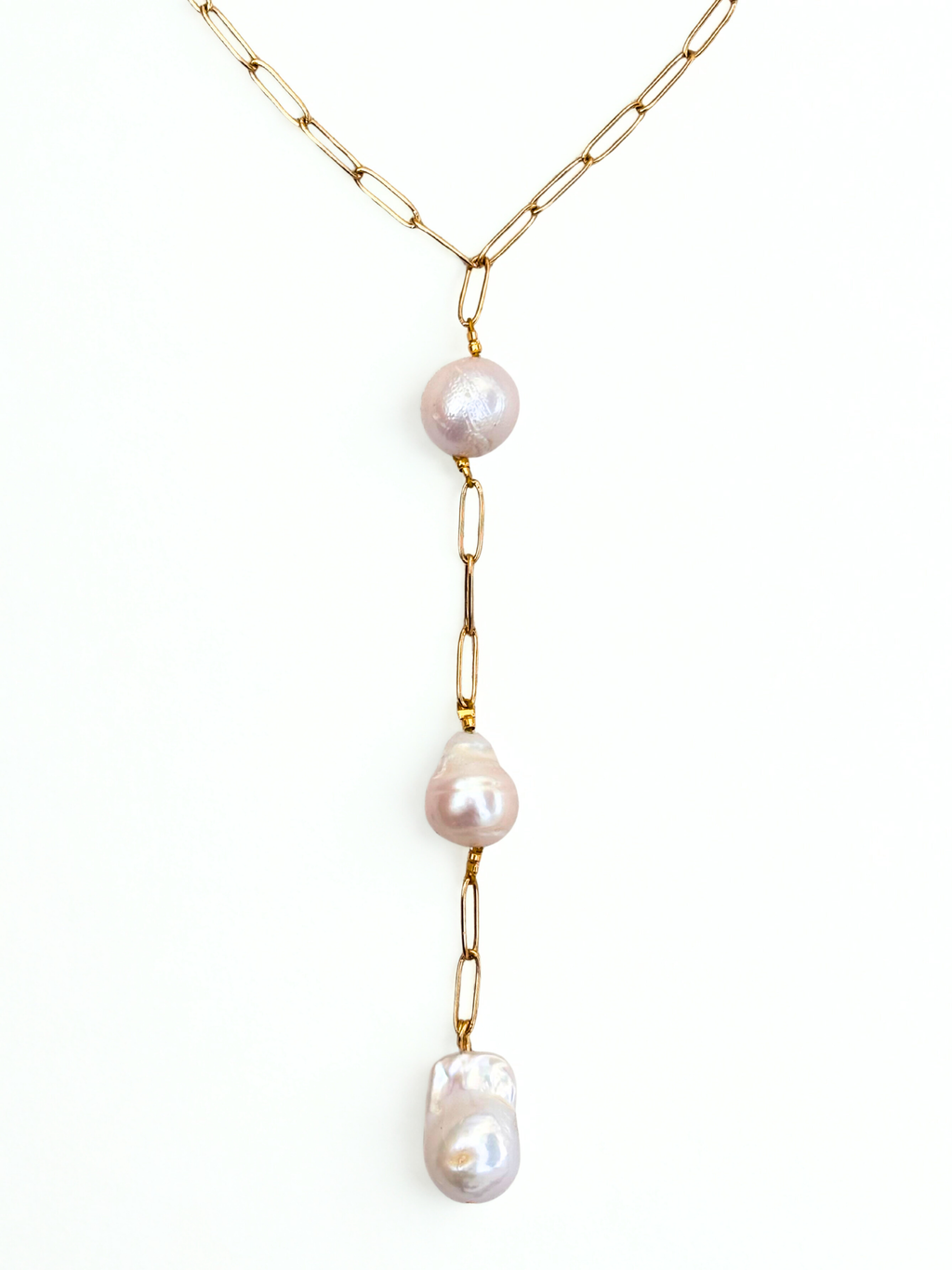 Pearl Tie Necklace