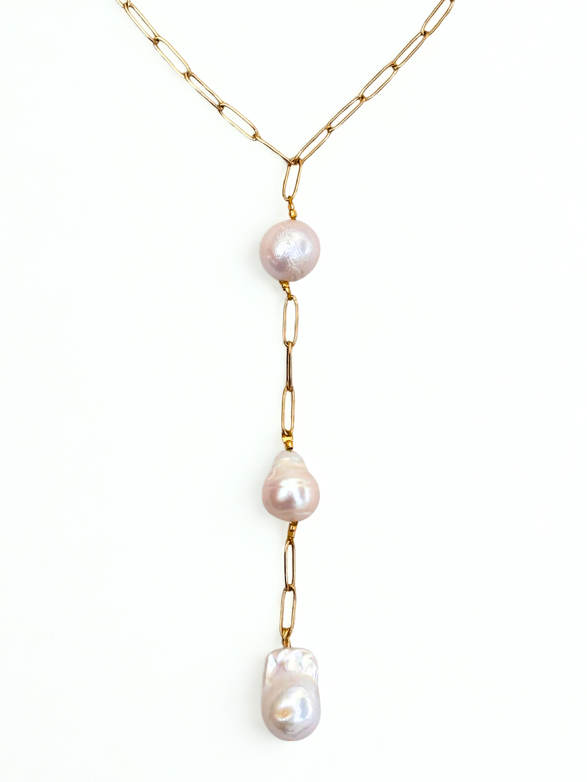Pearl Tie Necklace