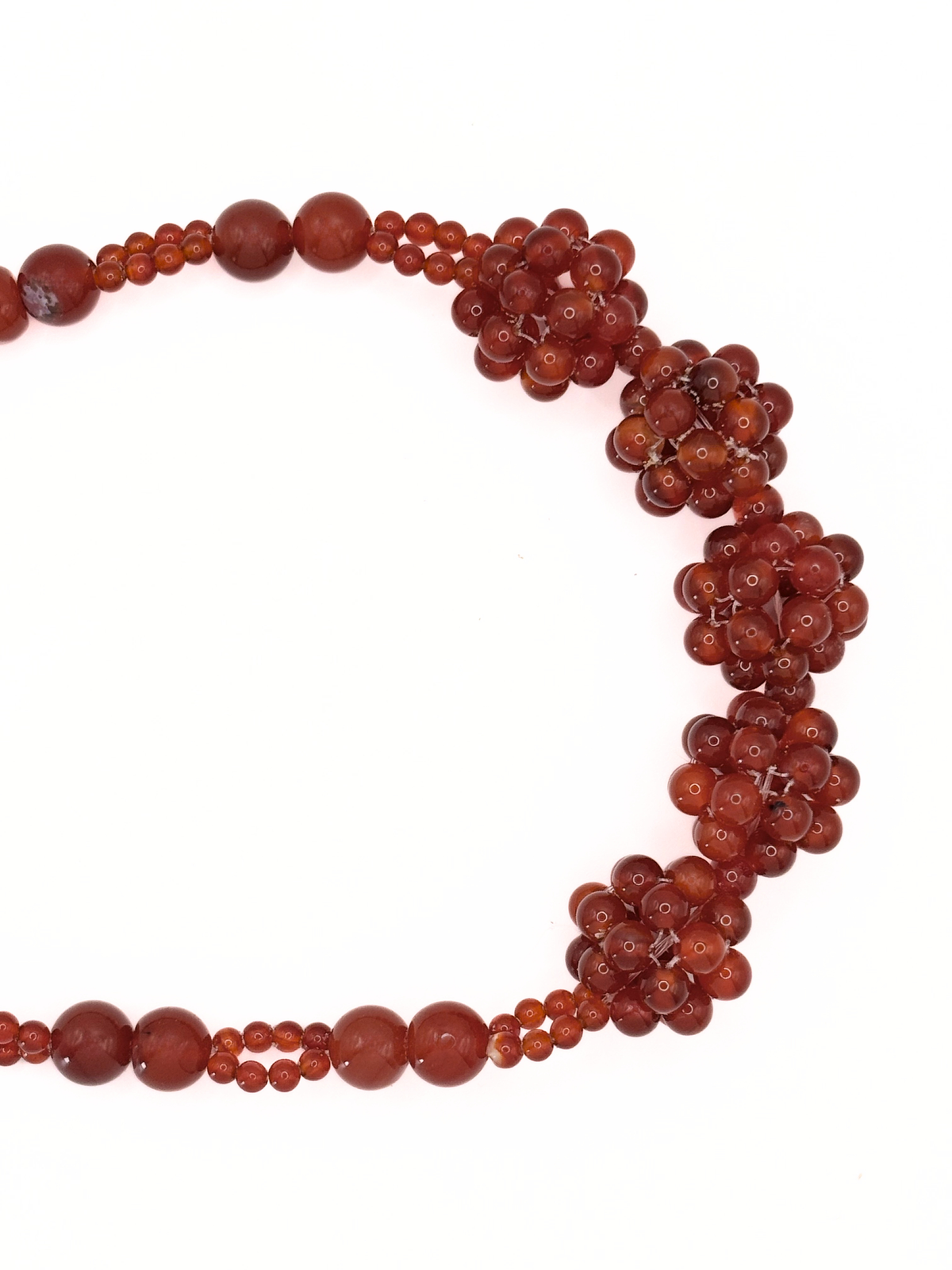 Dots Necklace in Carnelian