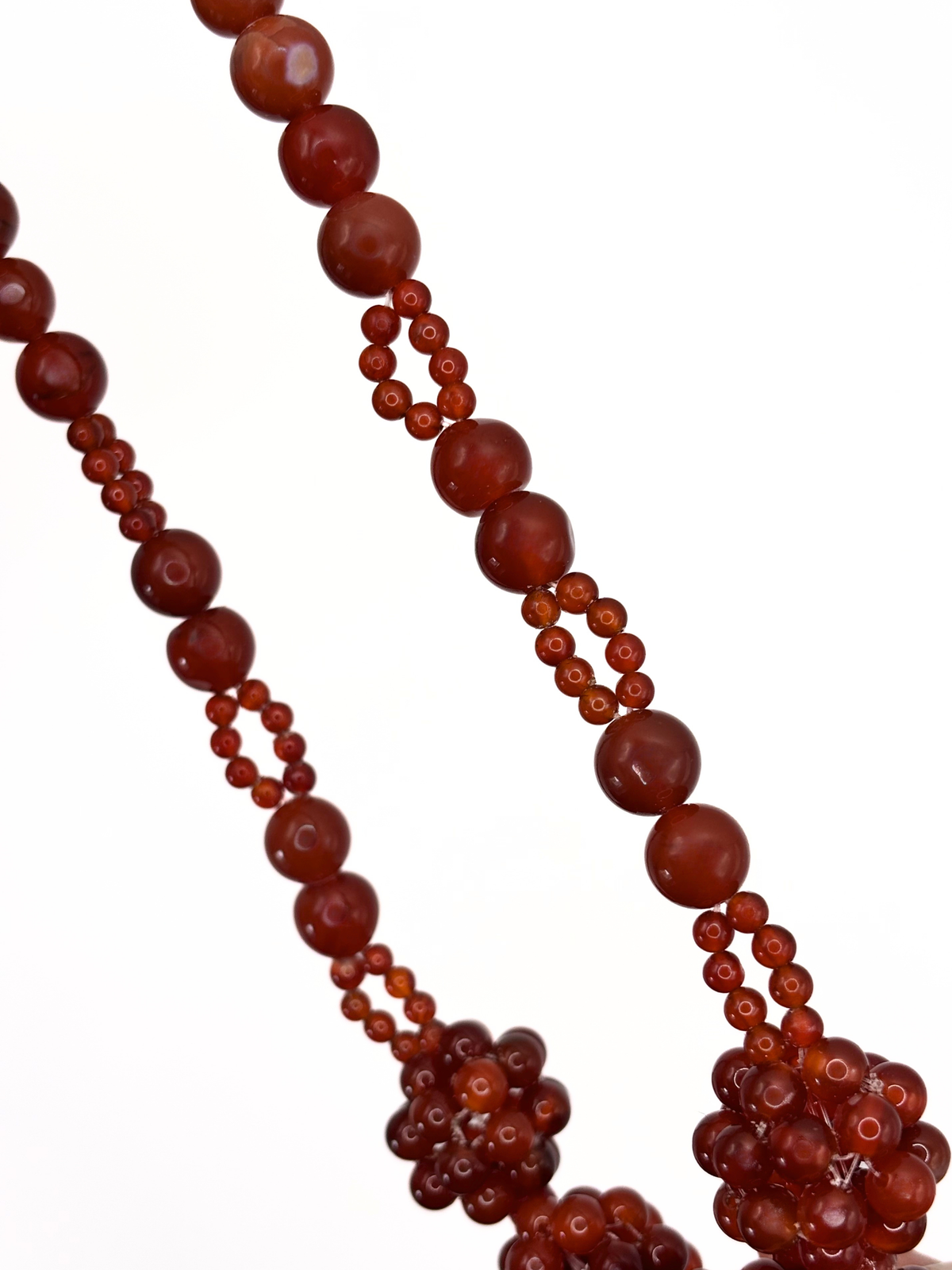 Dots Necklace in Carnelian